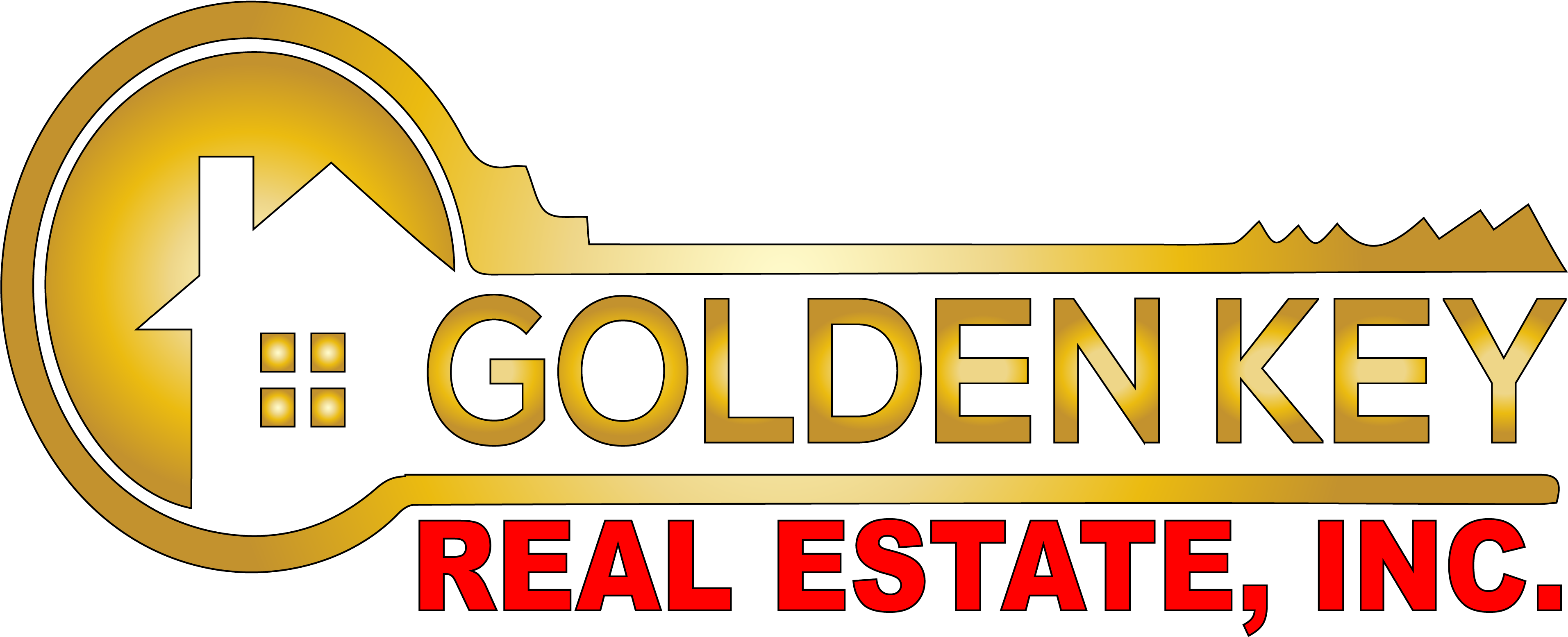 Logo - Golden Real Estate Logo (4000x2333), Png Download