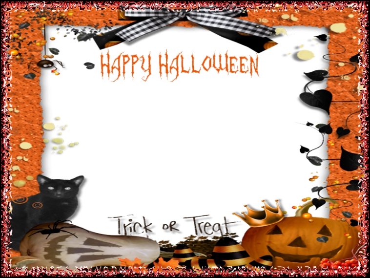 Happy Halloween 2018 Profile Picture Frame Facebook - Frame Facebook Halloween (758x569), Png Download