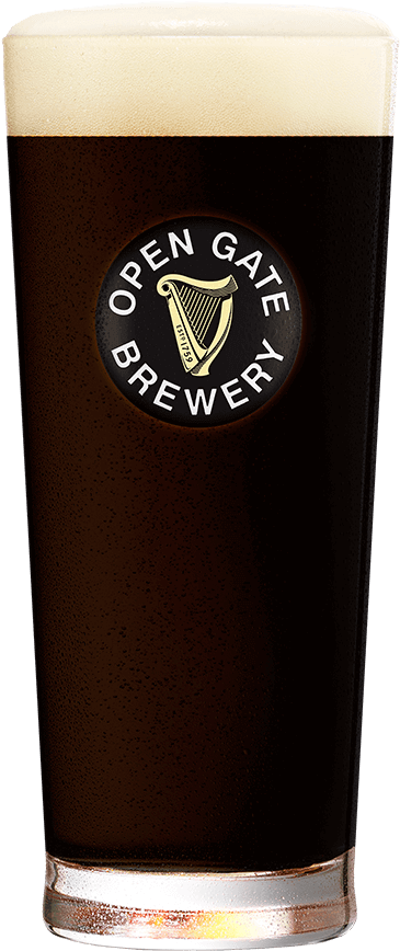 Guinness Draught - Pint Glass (500x1011), Png Download