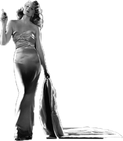Rita Hayworth - Noir Thriller By Lee Horsley (456x524), Png Download