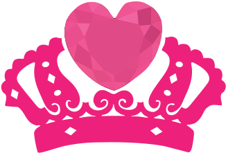Transparent Crown Pink - Pink Crown Logo Png (600x324), Png Download