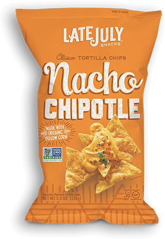 Previous - Late July Nacho Chipotle Chips (368x495), Png Download