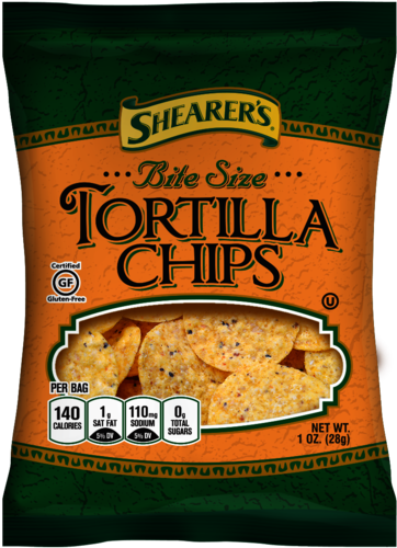 Bite Size White Corn Tortilla Chips - Tortilla Chip (400x554), Png Download