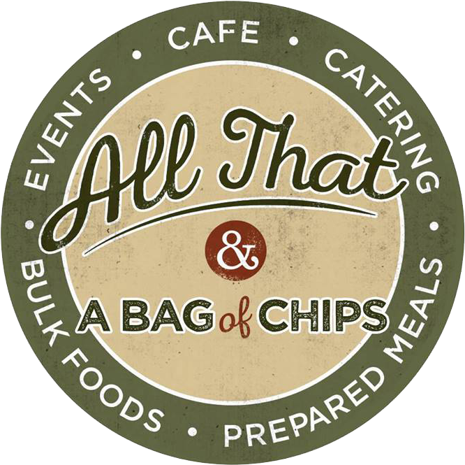 All That And A Bag Of Chips Cafe - Design (960x717), Png Download