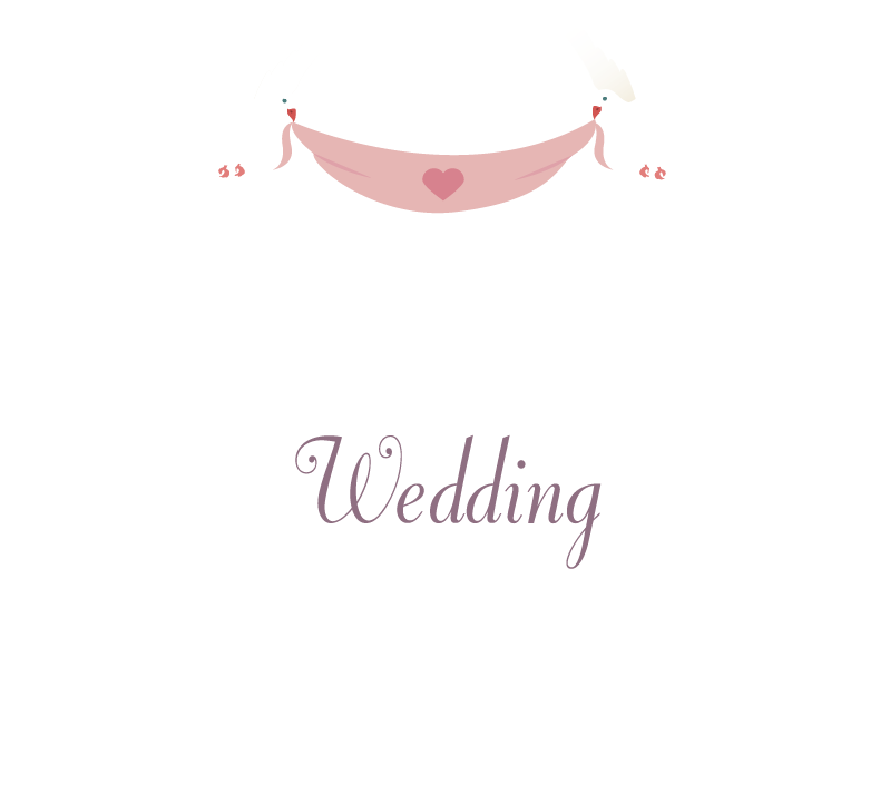 Marriage Vector Emblem - Pigeons And Doves (799x722), Png Download