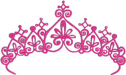 Tiara Transparent Png Matriz De Bordado Coroa Tiara - Princess Crowns With Names (428x428), Png Download