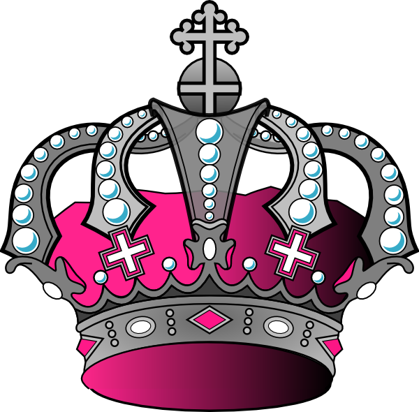 Pink Crown Clip Art - Crown (600x590), Png Download