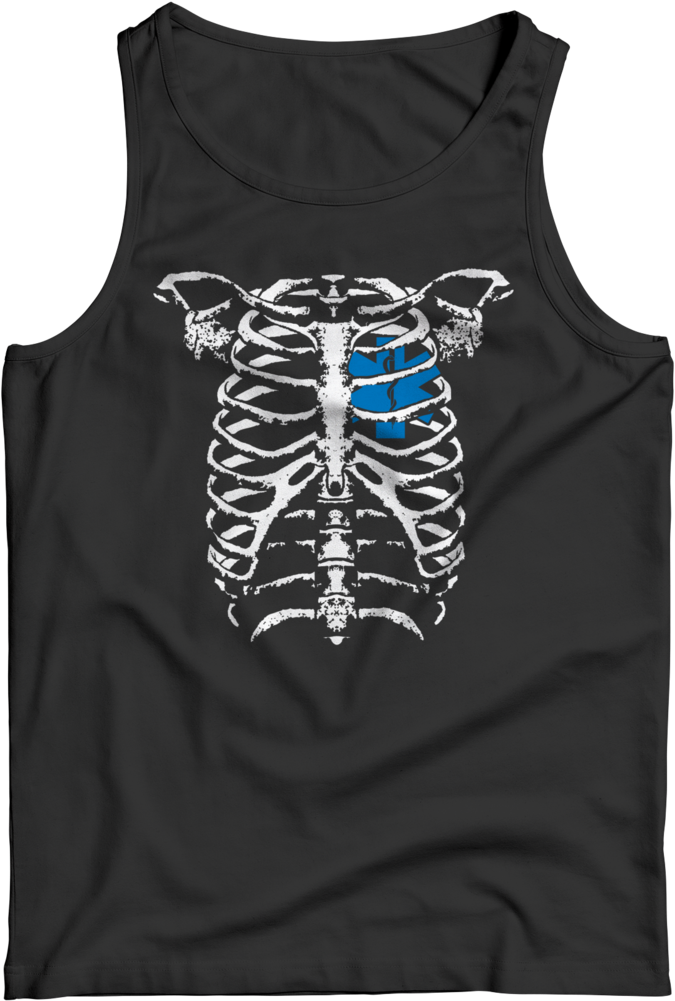 Ems Heart In Ribcage Tank - Be Nice To Me (1024x1024), Png Download