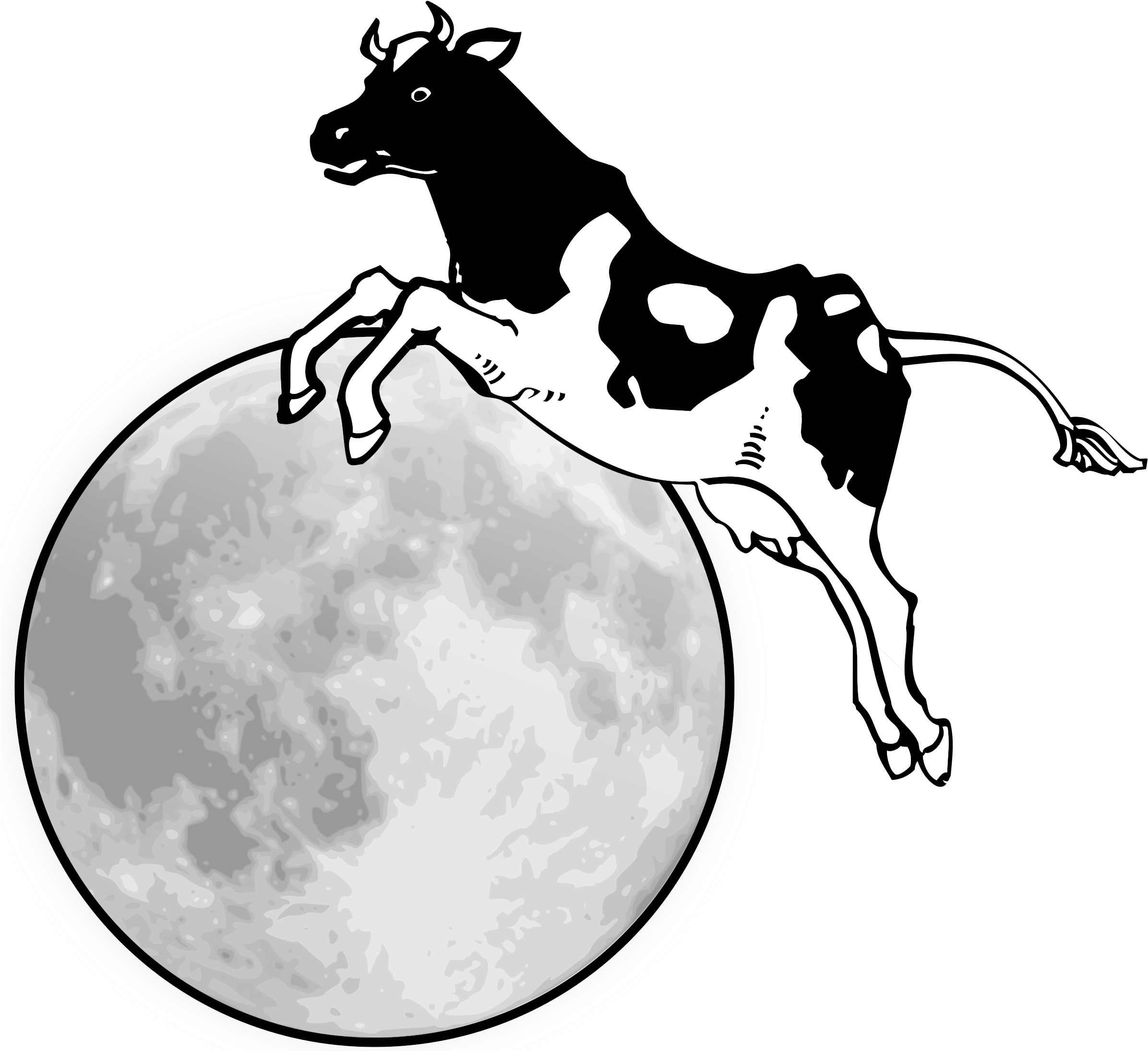 This Free Icons Png Design Of The Cow Jumps Over The (2400x2215), Png Download