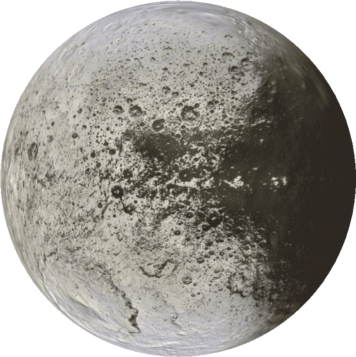 Saturn Moon Png (740x740), Png Download