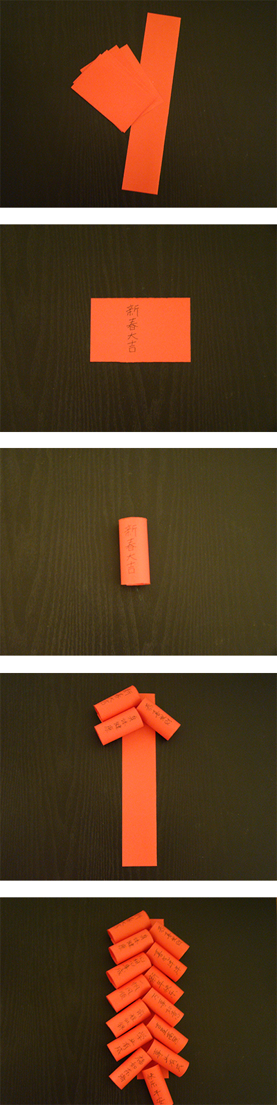 Firecracker Instructions - Chinese New Year (400x1596), Png Download