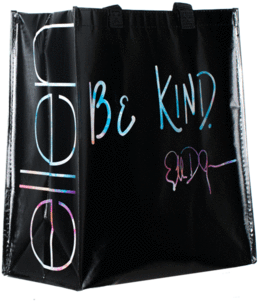Ellen Degerenes Show Shop Be Kind To One Another Shopper - Shopping (500x500), Png Download