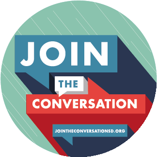 “join The Conversation Campaign” - Join The Conversation (407x369), Png Download