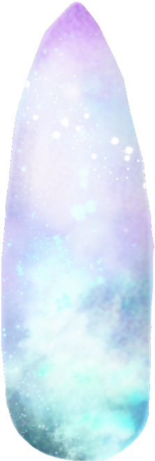 Nails Nail Nailart Galaxy Lydiasnails - Skirt (240x673), Png Download