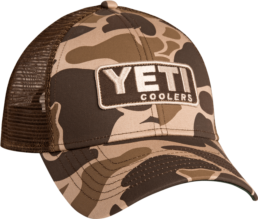 Custom Camo Hat With Patch - Yeti Hat Tarpon, Teal (1680x1024), Png Download