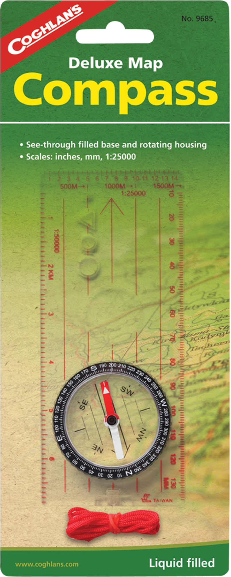Coghlans Deluxe Map Compass (2000x2000), Png Download