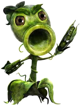 Peashootergardenwarfare - Plants Vs Zombies Garden Warfare Plantas (320x384), Png Download