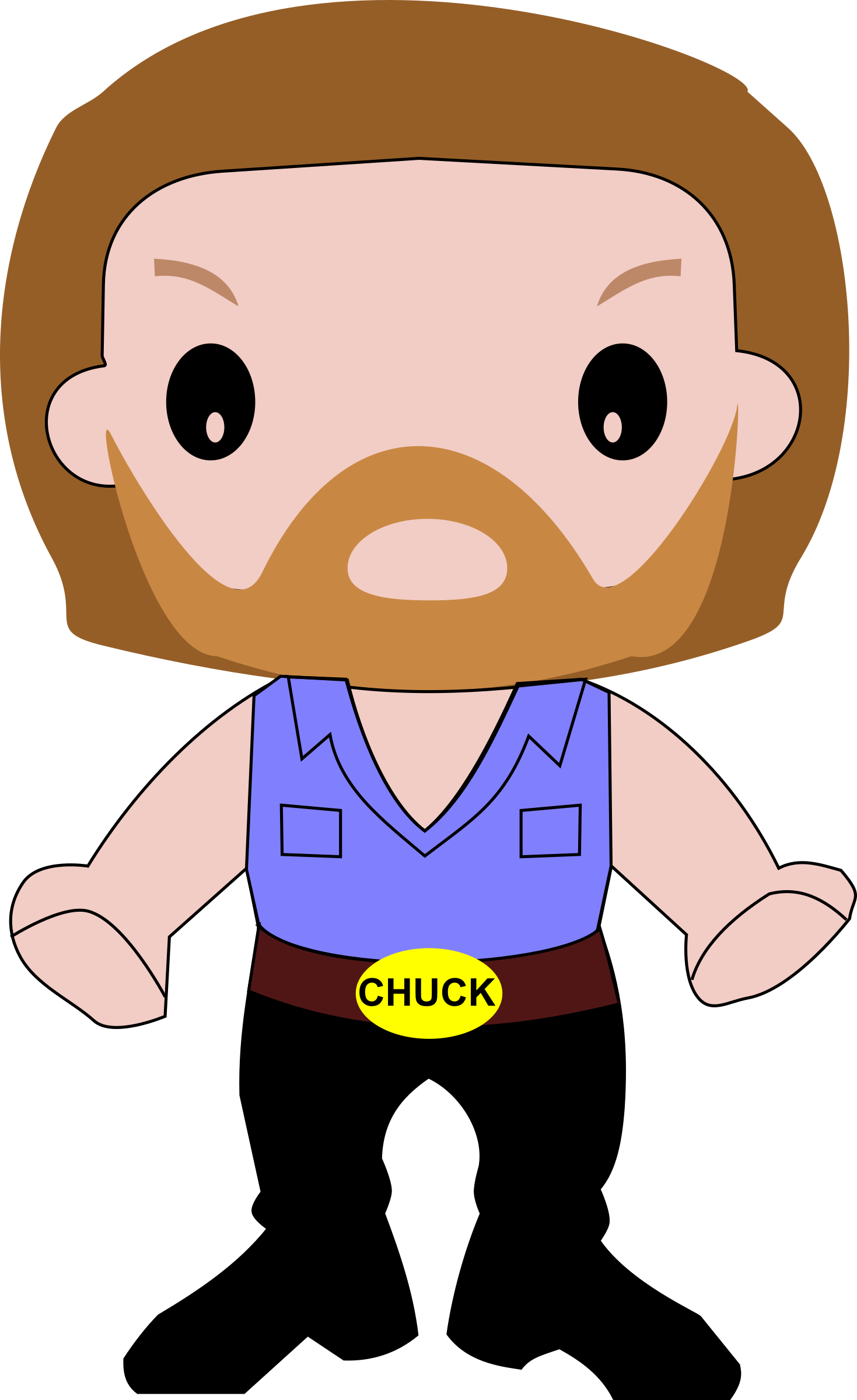 Free Photos > Public Domain Images > Chuck Norris - Chuck Norris Clipart (1469x2400), Png Download