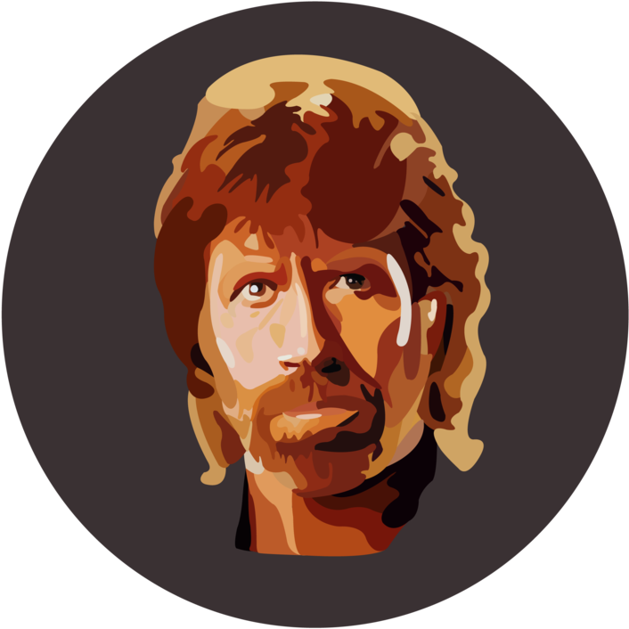 Chuck Norris By Grotebabbe On Deviantart Banner Transparent - Chuck Norris Vector (1063x751), Png Download