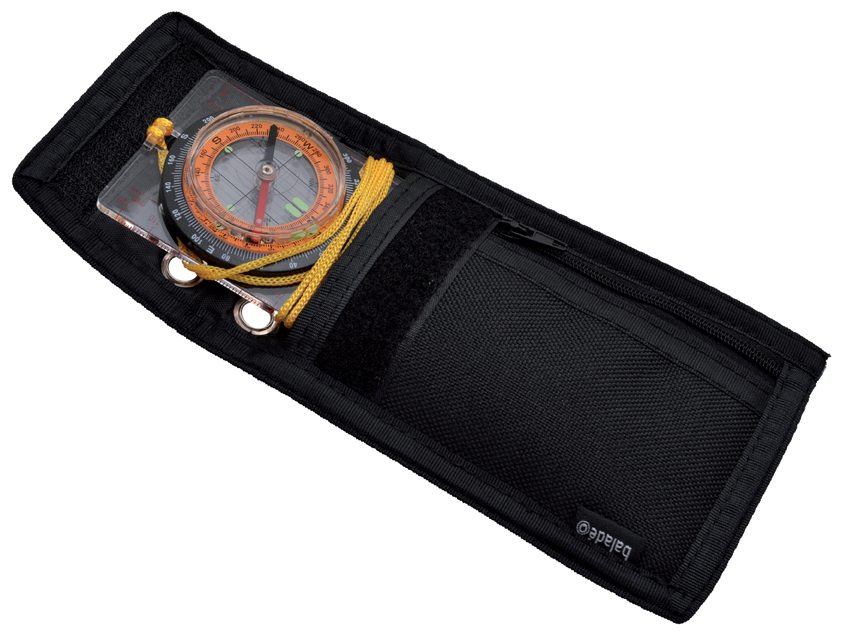 Baladéo Map Compass With Pouch - Strap (900x660), Png Download
