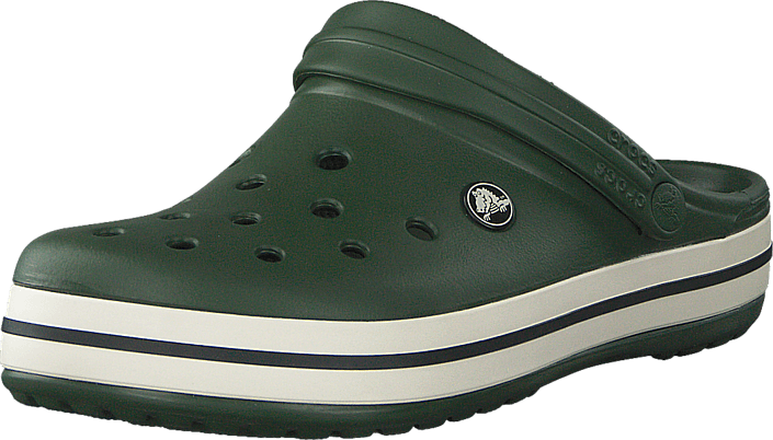 Crocs Men Crocband Forest Green/stucco Men-82hjm - Sandal (705x402), Png Download