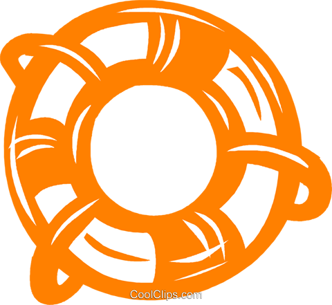 Life Ring Royalty Free Vector Clip Art Illustration - Clip Art (480x441), Png Download