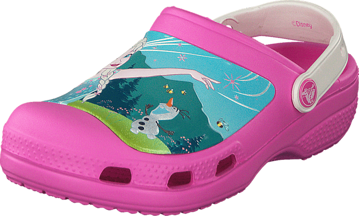 Crocs Cc Frozenfever Clog K Party Pink/oyster 54494-00 - Sandal (705x424), Png Download