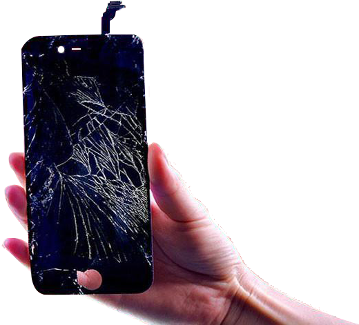 Cracked Lcd Screens - Home (528x490), Png Download
