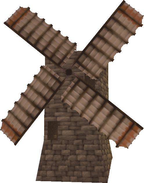 Windmill - Kakariko Village Windmill (496x630), Png Download