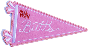 Custom Pennant Patches - Tuesday Bassen Los Angeles (480x480), Png Download