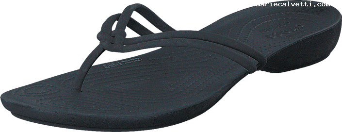 Crocs Women Crocs Isabella Flip W Black Women-xpno6 - Crocs Isabella Flip W (705x272), Png Download