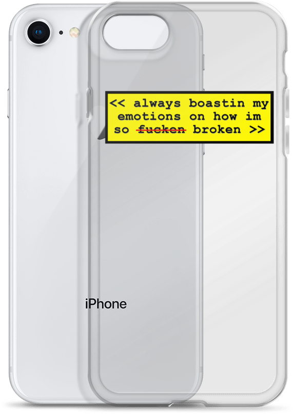 "broken" Iphone Protector - Iphone (1000x1000), Png Download