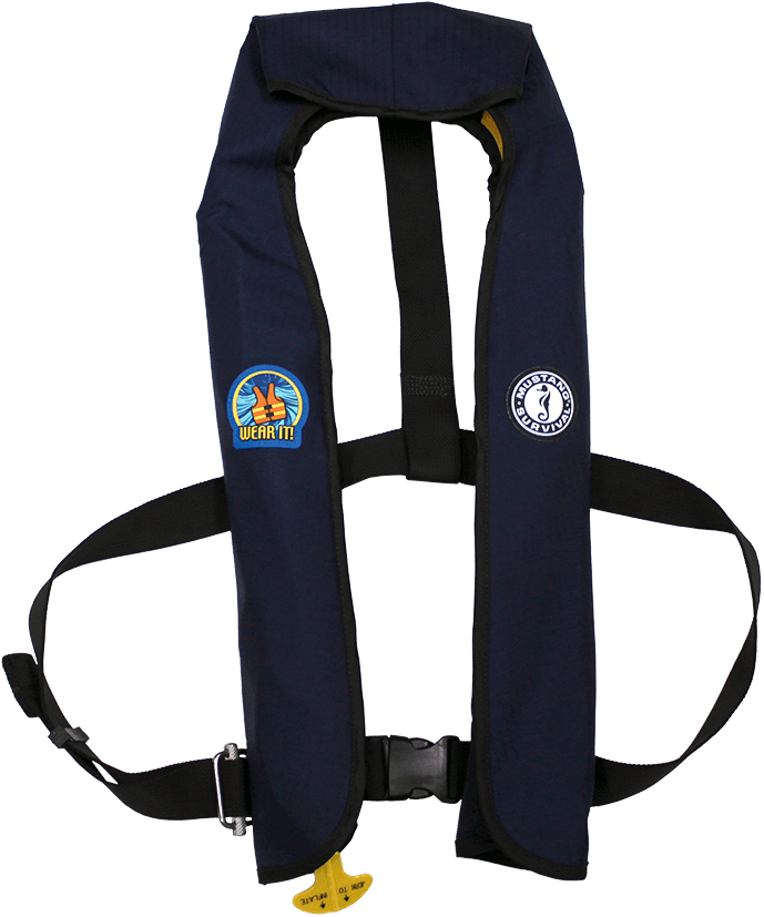 Inflatable Suspender Style Known As A Stole - Non Inflatable Life Jacket (700x837), Png Download