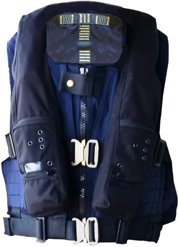 Poseidon Life Jacket & Survival Vest - Pocket (844x1030), Png Download