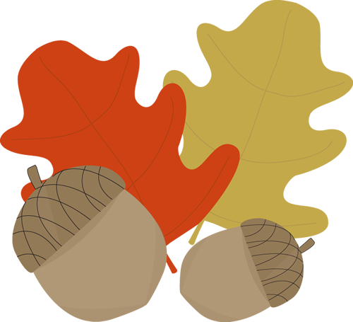 Fall - Cute Fall Leaves Clip Art (500x455), Png Download