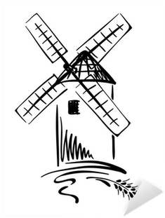 Moinhos De Vento Desenhos (400x400), Png Download