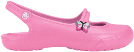 Crocs Pink Girls Flats - Portable Network Graphics (503x313), Png Download