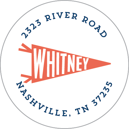 Image Of Pennant Return Address Labels - Creative Converting Creep It Real Halloween Dessert (450x451), Png Download