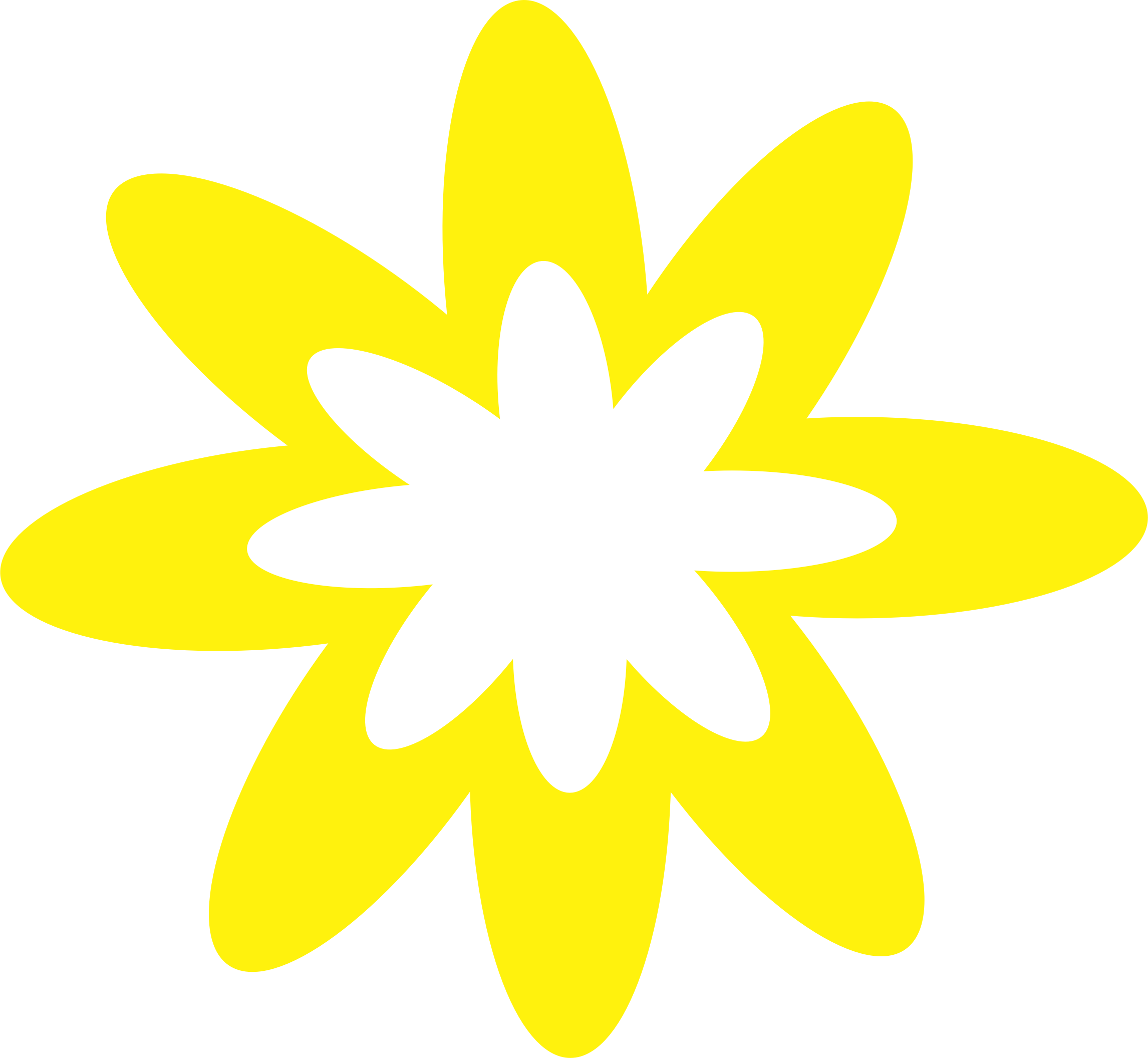 Yellow Burst Flower Png Royalty Free Stock - Yellow Flower Clip Art (2292x2112), Png Download