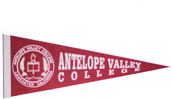 Avc Pennant Flag With Seal - Antelope Valley College Pennant (800x800), Png Download