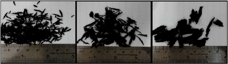 Optical Microscope Photos Of Tire Crumbs - Monochrome (850x227), Png Download