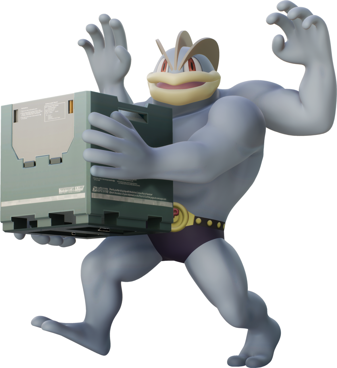 068machamp Detective Pikachu - Pokemon Let's Go Pikachu (1173x1280), Png Download