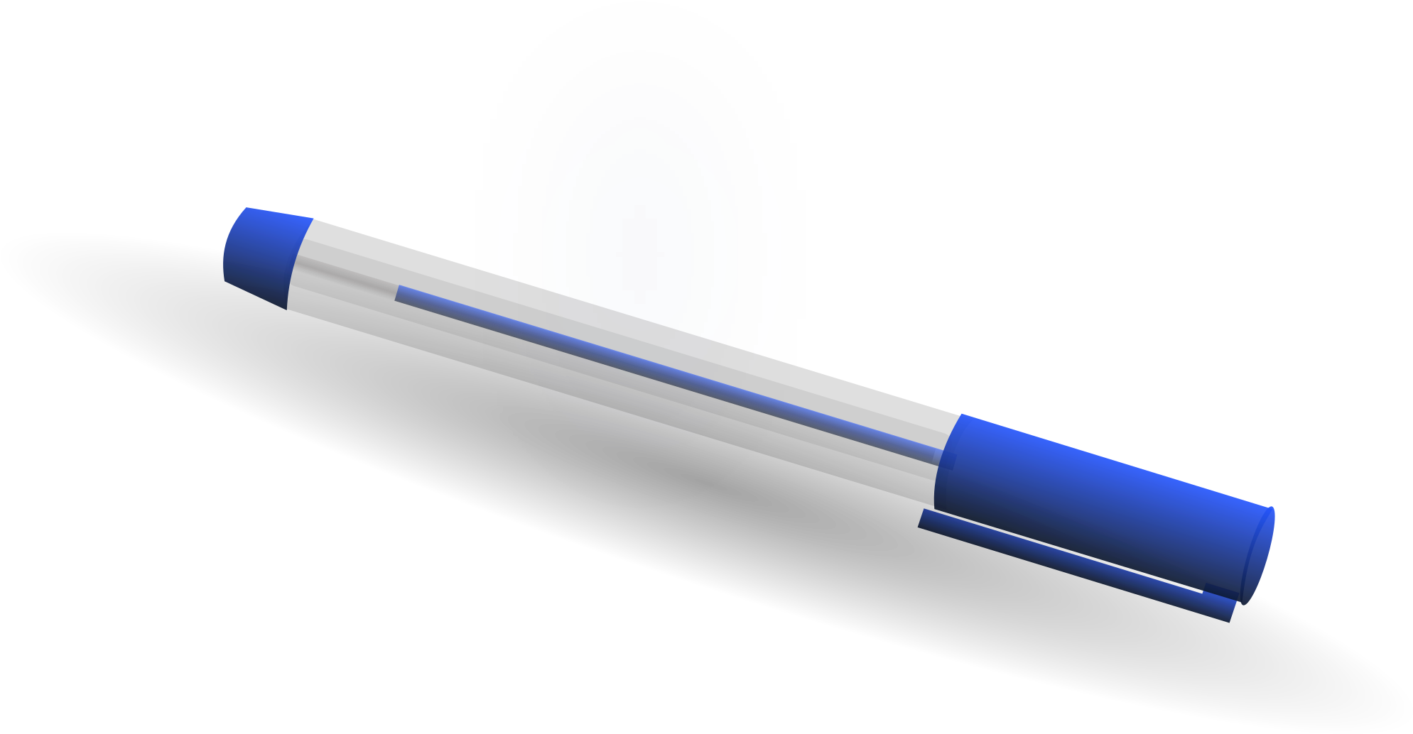 Pen Clip Art Images Free Clipart Clipartbold - Marker Pen (2000x1149), Png Download