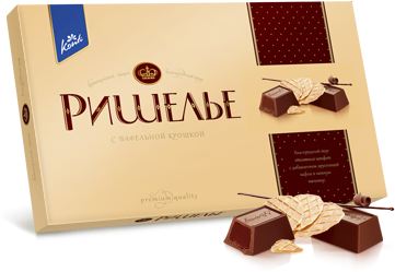 Sweets “richelieu” With Wafer Crumbs - Chocolate (360x360), Png Download