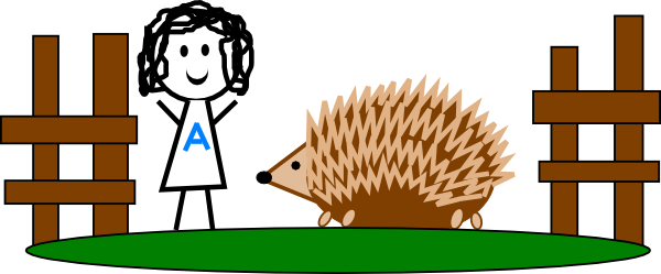 Hedgehog Pen Line 1 Revised Best Final For Real Svg (600x249), Png Download