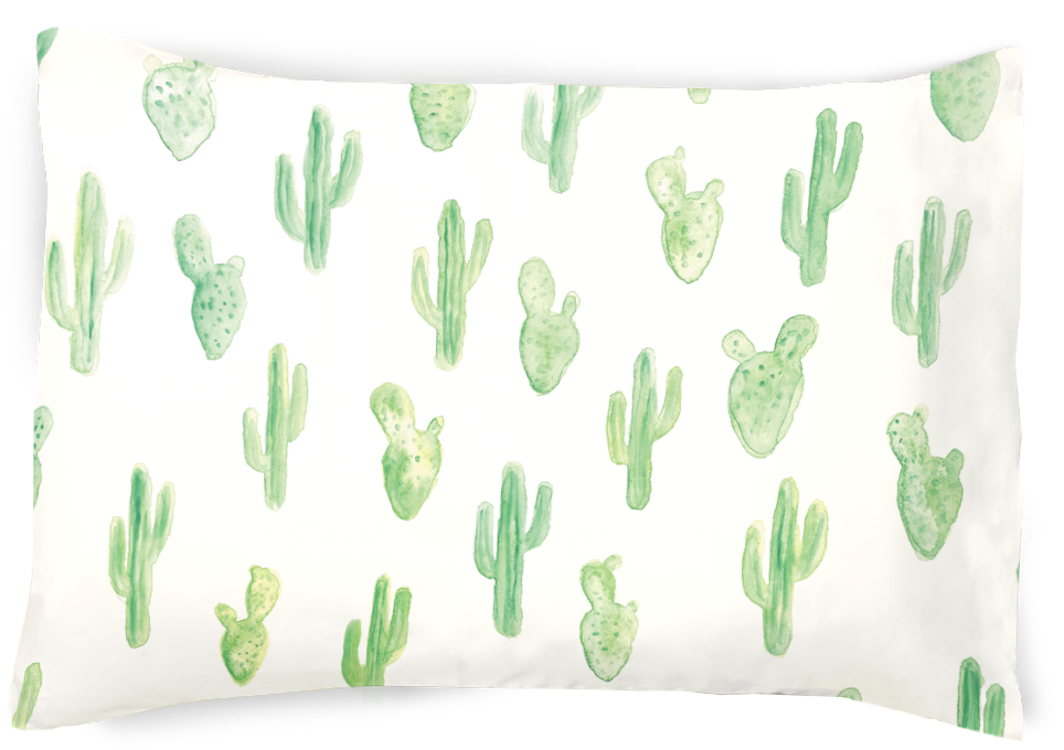 Cacti All Over Pillowcase - Faceplant Dreams (1136x937), Png Download