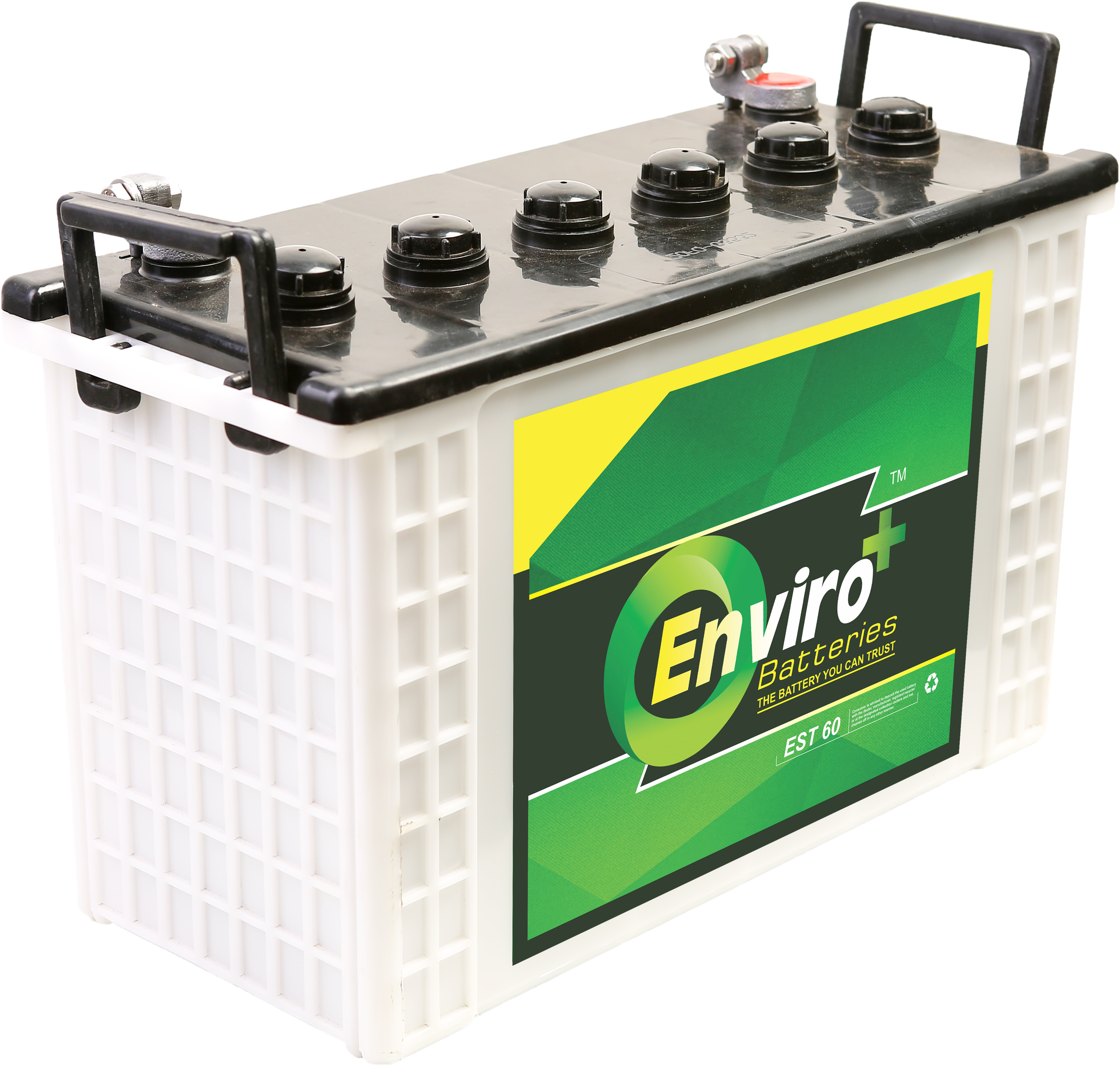 Longer Life With Green & Clean Technology - Enviro Pluse Batteries (3231x3076), Png Download