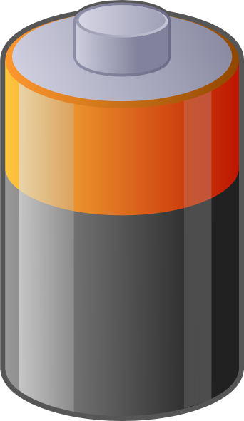 Battery - Battery Clipart (342x591), Png Download