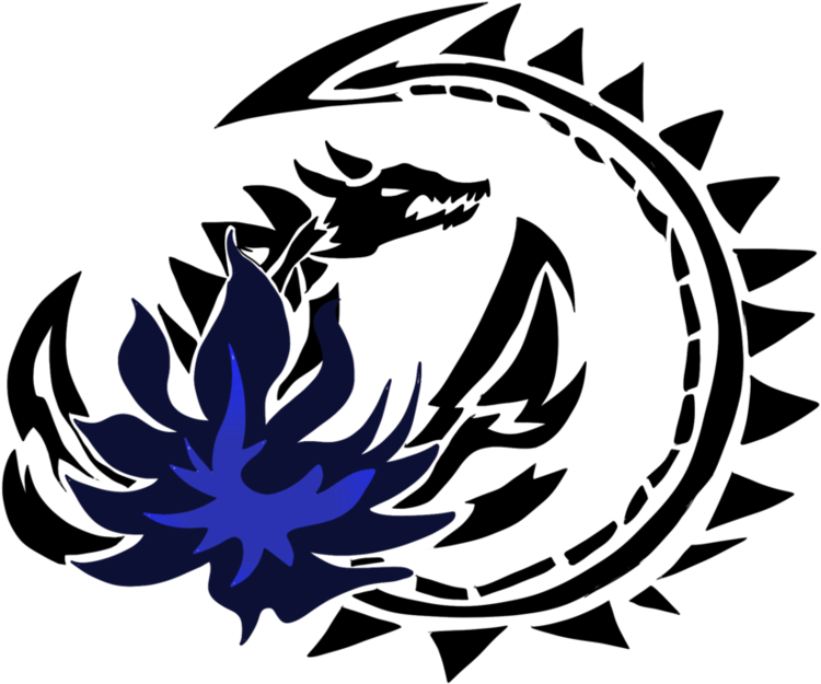 Blue Symbol By Aichess On Deviantart - Blue Dragon Symbol (930x859), Png Download