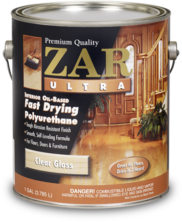 Zar® Ultra Polyurethane - Zar - Ultra Interior Oil-based Fast Drying Polyurethane (400x500), Png Download